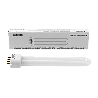 Лампа люминесцентная Camelion T12 2G7 9W 6400К U-образная (1/20/200)