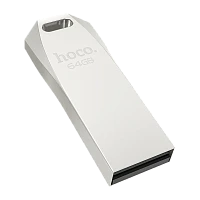 Флеш-накопитель HOCO UD4 64GB USB2.0 металл серебряный (1/70)
