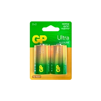 Батарейка GP ULTRA G-Tech LR20 D BL2 Alkaline 1.5V (2/20/160)