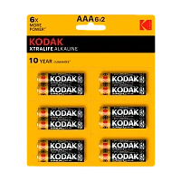 Батарейка Kodak XTRALIFE LR03 AAA BL12 (2*6) Alkaline 1.5V (12/144/576/43200)