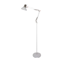 Торшер Camelion KD-431F 40W 230V IP20 на основании белый