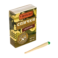 Спички "Колумб" BOYSCOUT 40мм 40шт. (1/20)