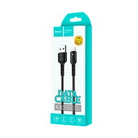 Кабель HOCO X30 USB (m)-Lightning (m) 1.2м 2.0A TPE черный (1/30/300)