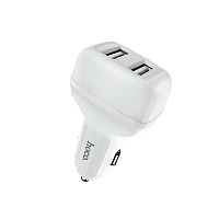 Автомобильное З/У HOCO Z36 2USB 2.1A белый (1/14/140)