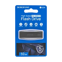 Флеш-накопитель Borofone Wonder BUD4 32GB USB3.0 пластик черный (1/40)