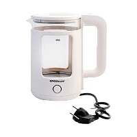 Электрочайник Ergolux ELX-KG08-C01 1800W 1.8л белый (1/12)