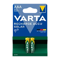 Аккумулятор бытовой Varta HR03 AAA BL2 NI-MH Solar 550mAh (2/20/100)