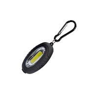 Фонарь брелок Космос 201B 0.5W COB от батареек IP42 магнит черный (1/200/400)