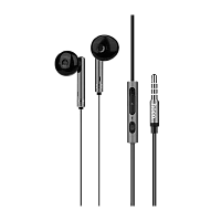 Наушники вставные HOCO M26 с микр. серый (1/20/160)