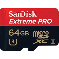 Карта памяти microSD SanDisk Extreme Pro 64GB Class10 UHS-I (U3) 95 МБ/сек с адаптером