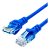 Патч-корд Atcom RJ-45 (m)-RJ-45 (m) 0.5м кат.5е 24AWG синий (1/10/300)