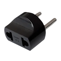 Сетевой переходник Прогресс 16A 1р.Б/З черный (1/50/1000)