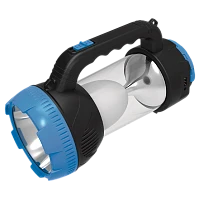 Фонарь туристический Спутник AFC900 5W LED от аккумулятора 2 режима черный синий