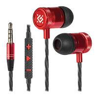 Наушники внутриканальные Defender Pollaxe красный (1/60)