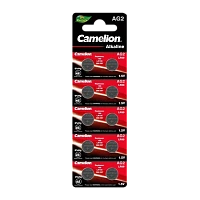 Батарейка Camelion G2/LR726/LR59/396A/196 BL10 Alkaline 1.5V (10/100/3600)