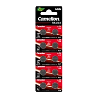 Батарейка Camelion G6/LR920/LR69/371A/171 BL10 Alkaline 1.5V (10/100/3600)