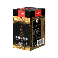 Гирлянда Старт НГ 66LED 2*1м занавес медь 1 режим