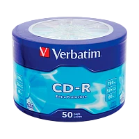Диск CD-R Verbatim DL 700MB 52x 80min 50шт. bulk (50/600)
