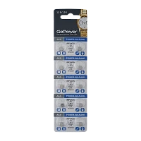 Батарейка GoPower G0/LR521/LR63/LR50/379A/179 BL10 Щелочная 1.55V (10/100/3600)