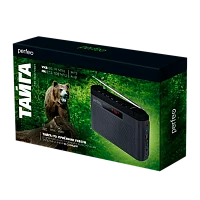 Радиоприемник Perfeo I70 ТАЙГА 6W пластик microSD USB/Jack3.5 FM серый