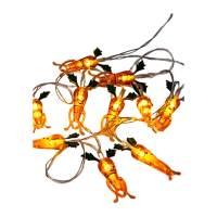 Гирлянда Космос Морковки 10LED 1,35м+0,3м 1 режим белый теплый (1/24)