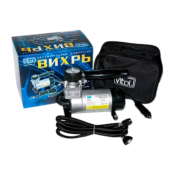Автомобильный компрессор Старт АК-П152805 Вихрь 15л/мин черный