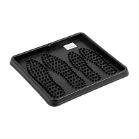 Поддон для обуви Рыжий кот 43х39х2.5см черный (1/20)