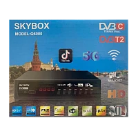 Приставка для цифрового ТВ Skybox Q6000 DVB-T/T2 металл черный (1/60)