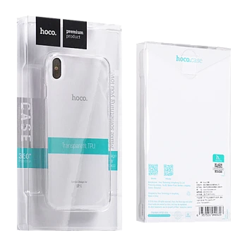 Чехол HOCO Light series TPU case for iPhone X Прозрачный