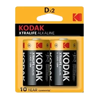 Батарейка Kodak XTRALIFE LR20 D BL2 Alkaline 1.5V (2/20/100) 