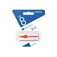 Флеш-накопитель Smartbuy Comet 8GB USB2.0 пластик белый