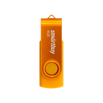 Флеш-накопитель Smartbuy Twist 4GB USB2.0 пластик желтый
