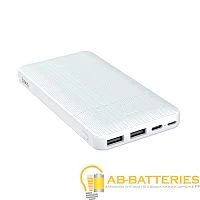 Внешний аккумулятор HOCO J48 10000mAh 2.0A 2USB/Type-C белый (1/38)