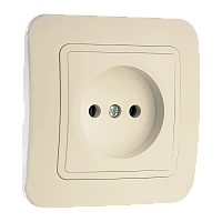 Розетка Makel Lillium 1гн. 16A кремовый 70222 (1/12)