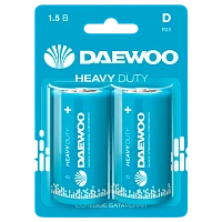 Батарейка Daewoo R20 D BL2 Heavy Duty Heavy Duty 1.5V (2/12/96)
