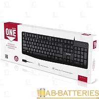 Клавиатура проводная Smartbuy 207 ONE классическая USB 1.5м мультимед. черный (1/20)