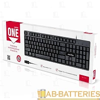 Клавиатура проводная Smartbuy 237 ONE классическая USB 1.5м мультимед. черный (1/20)