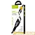 Кабель HOCO U89 USB (m)-Lightning (m) 1.2м 2.4A ткань черный (1/22/220)