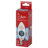 Лампа светодиодная ЭРА B35 E14 10W 4000К 220-240V свеча Eco (1/10/100)
