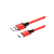 Кабель HOCO X14 USB (m)-Type-C (m) 1.0м 2.0A нейлон красный черный (1/33/330)