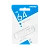 Флеш-накопитель Smartbuy Clue 64GB USB2.0 пластик белый