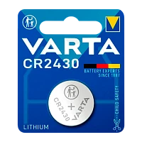 Батарейка Varta ELECTRONICS CR2430 BL1 Lithium 3V (6430) (1/10/100)