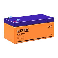 Аккумулятор свинцово-кислотный Delta DTM 12032 12V 3.2Ah (1/10)