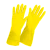 Перчатки Рыжий кот L латексные 1 пара желтый (1/12/240)
