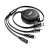 Кабель HOCO X75 USB (m)-Lightning/Type-C/microUSB (m) 1.0м 2.0A ПВХ черный (1/24/240)