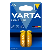 Батарейка Varta LONGLIFE LR6 AA BL2 Alkaline 1.5V (4106) (2/40/200)