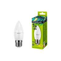 Лампа светодиодная Ergolux C35 E27 7W 3000К 172-265V свеча (1/10/100)