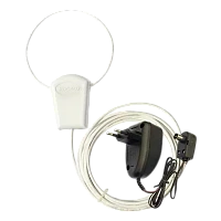 ТВ-Антенна комнатная Уралка УР-3Б активная с питанием DVB-T/T2