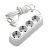 Удлинитель Makel 4р.С/З 16A 2.0м IP20 белый MGP152 (1/12)