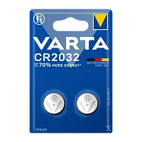 Батарейка Varta ELECTRONICS CR2032 BL2 Lithium 3V (6032) (2/20/200)